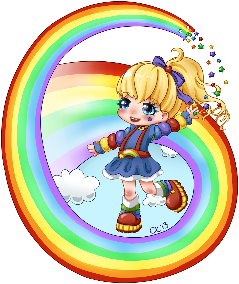 Rainbow Brite By Cupkik - Deviantart Rainbow Brite Clipart (980x1146), Png Download