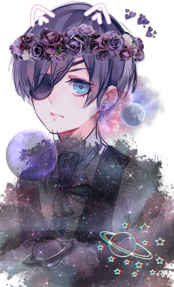 #ciel Phantomhive #blackbutler #sabastian Michaelis - Illustration Clipart (567x936), Png Download