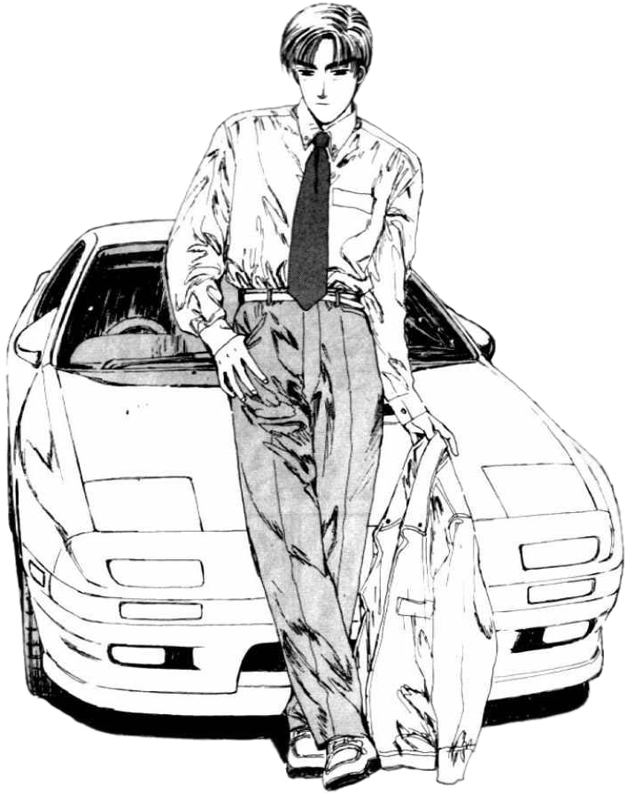 Initial D Characters Manga , Png Download - Initial D Characters Manga Clipart (708x895), Png Download