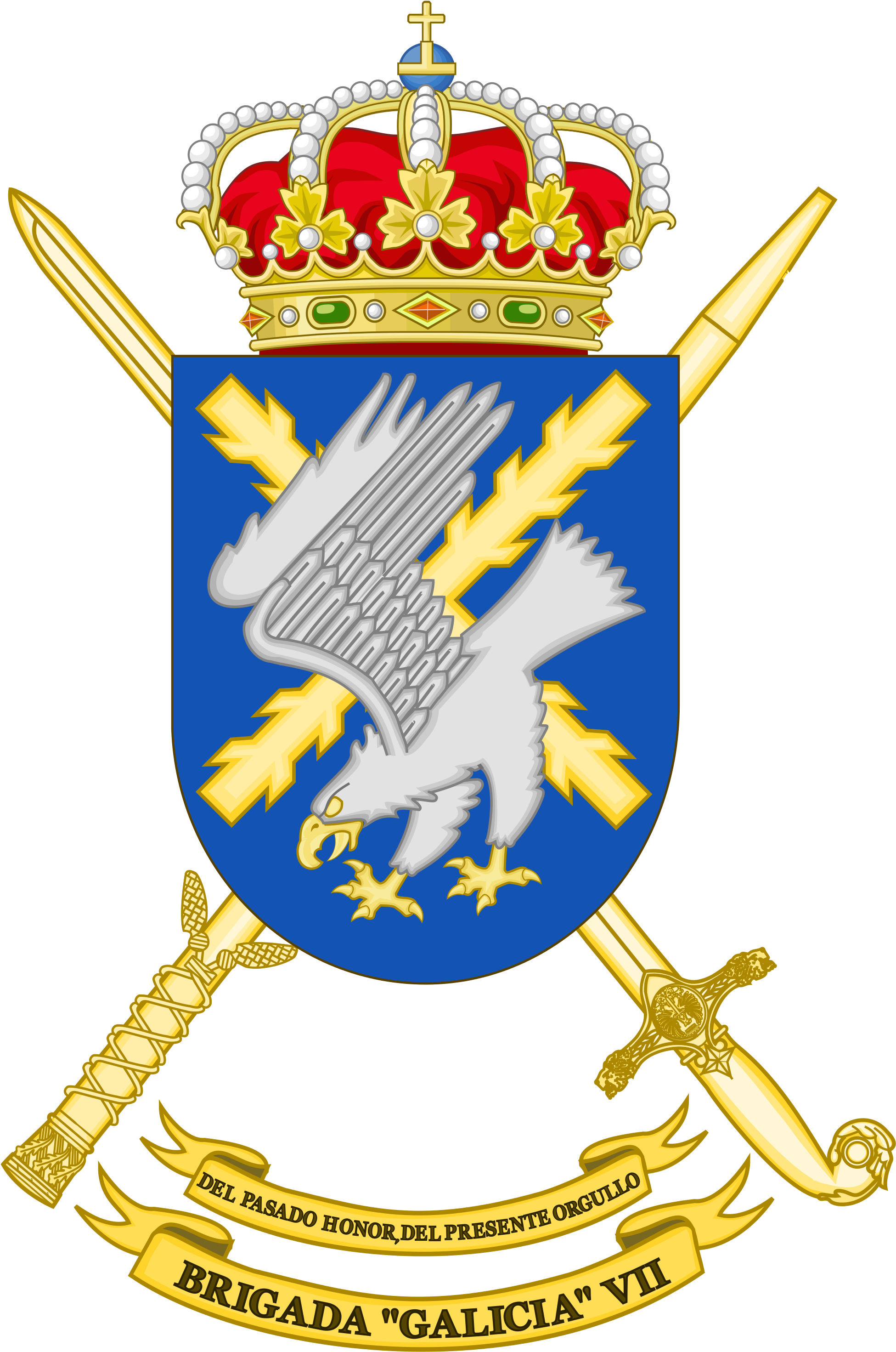 Escudo De La Unidad - Army Coat Of Arms Clipart (2000x3015), Png Download