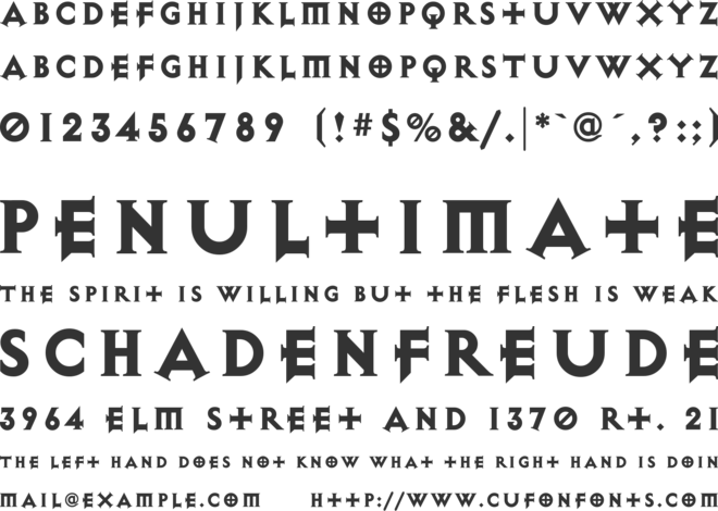 Diablo Font Preview - Diablo 3 Font Ttf Clipart (660x470), Png Download
