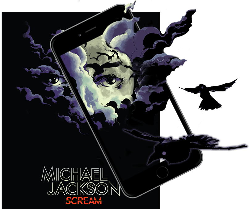 Michael Jackson Scream 2017 Album Clipart (960x676), Png Download