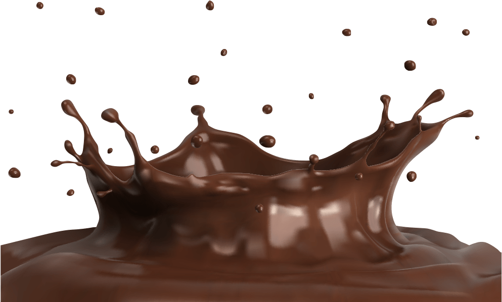 Christmas Hot Chocolate Free - Splash Chocolate Clipart (1000x1000), Png Download