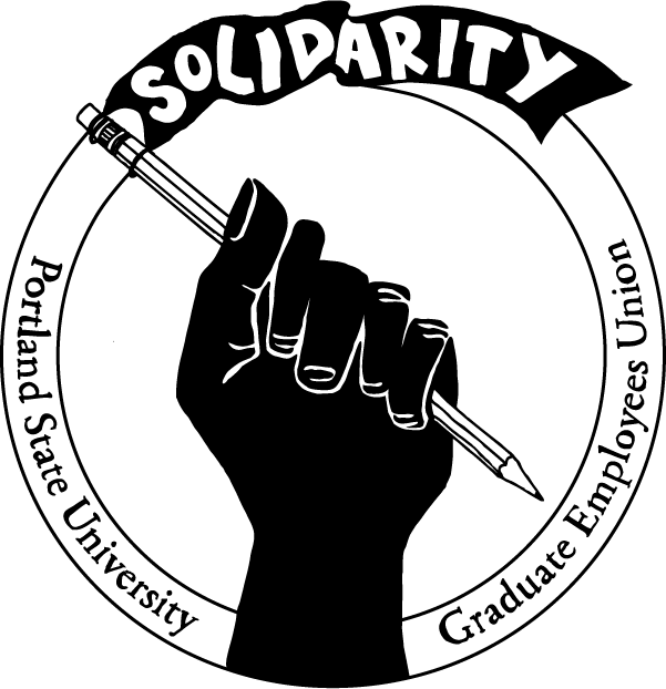 Graduate Employees Union Of Portland State University - Solidarity Drawing Clipart (601x622), Png Download