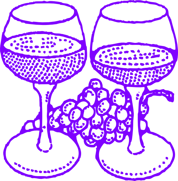 Coloring Pages Of Wine Clipart (588x595), Png Download