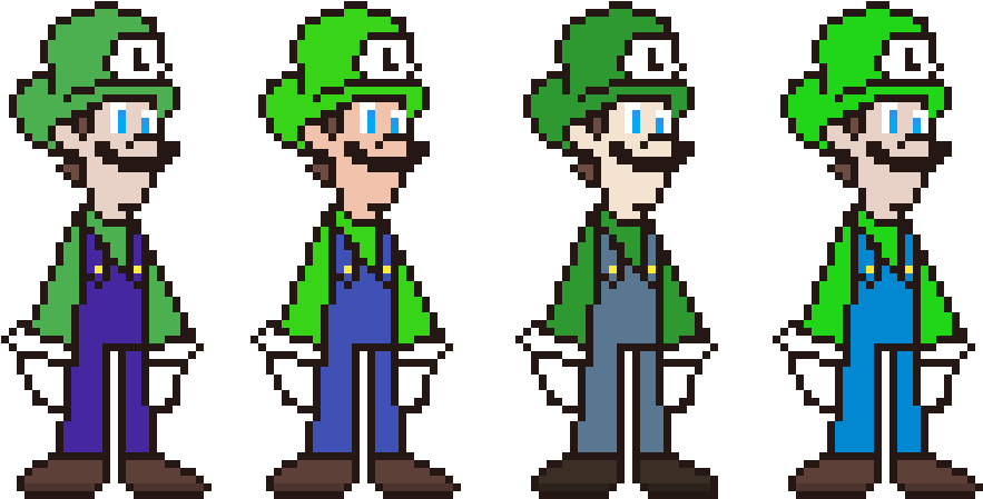 Luigi In Smash - Cartoon Clipart (1134x644), Png Download