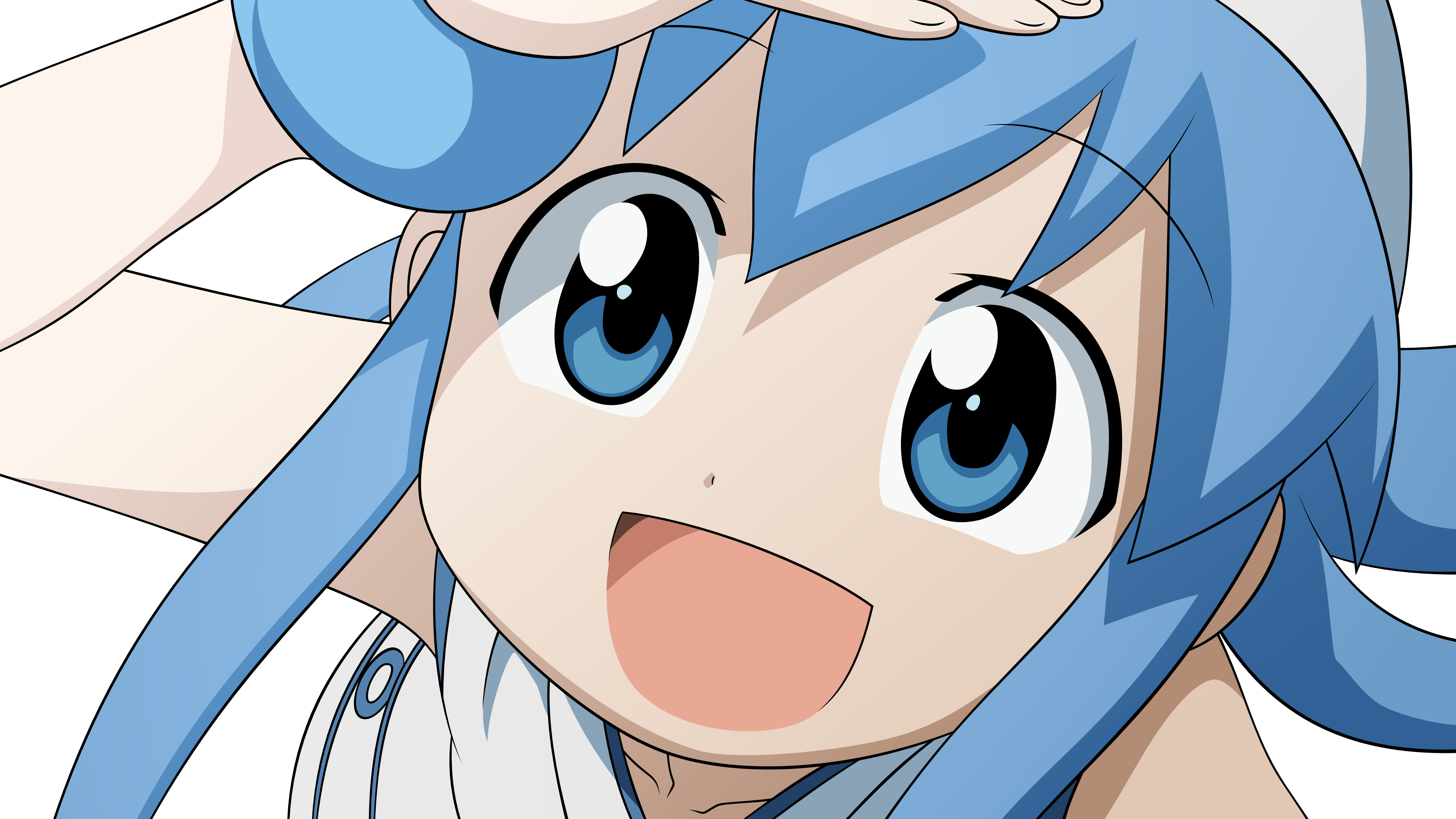Squid Girl 4k Ultra Hd Wallpaper - Shinryaku Ika Musume 3 Clipart (4250x2391), Png Download