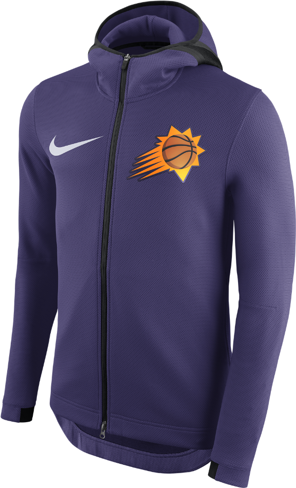 Phoenix Suns Nike Therma Flex Showtime Men's Nba Hoodie - Nike Phoenix Suns Hoodie Clipart (1000x1000), Png Download