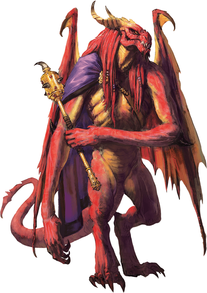 Demogorgon Drawing Creature - Dragon Mutants And Masterminds Clipart (708x1000), Png Download