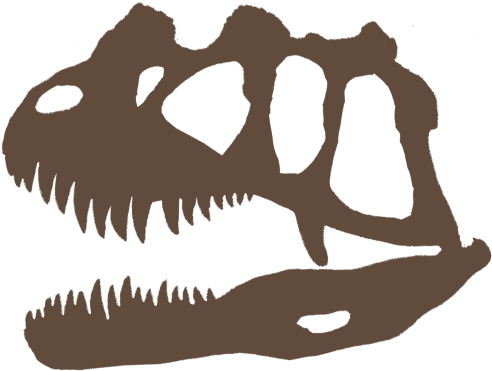 Ceratosaurus - Skull Clipart (600x600), Png Download