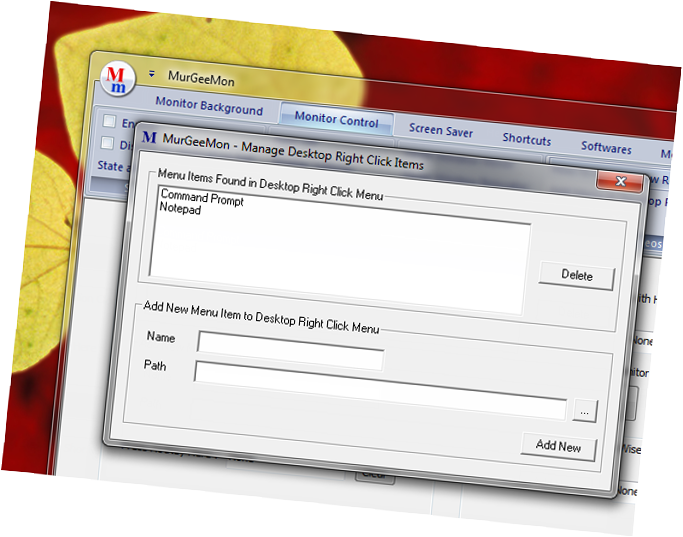 Add Menu To Desktop Right Click Menu - Utility Software Clipart (683x537), Png Download