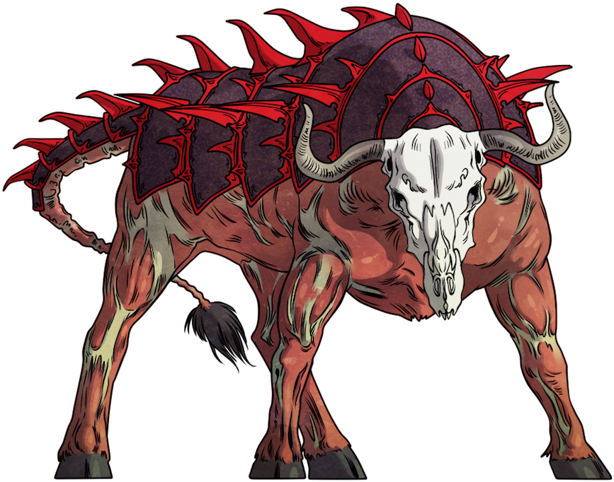 Gorgon Bull Png - Illustration Clipart (1125x765), Png Download
