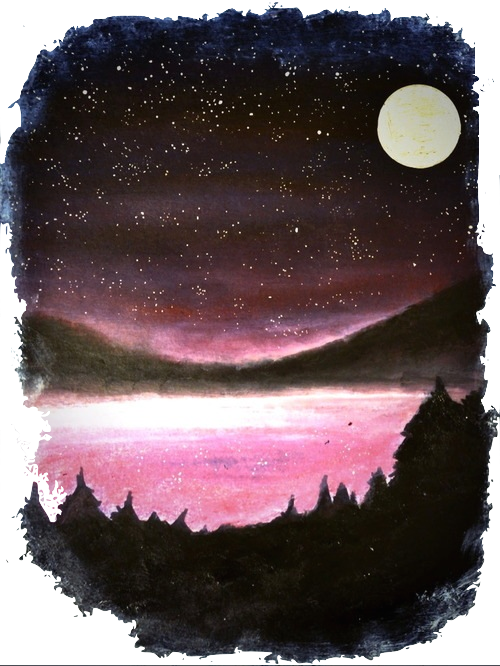 Illustration Art Design Landscape Radarplz Artists - Chocolate Cake Clipart (500x666), Png Download