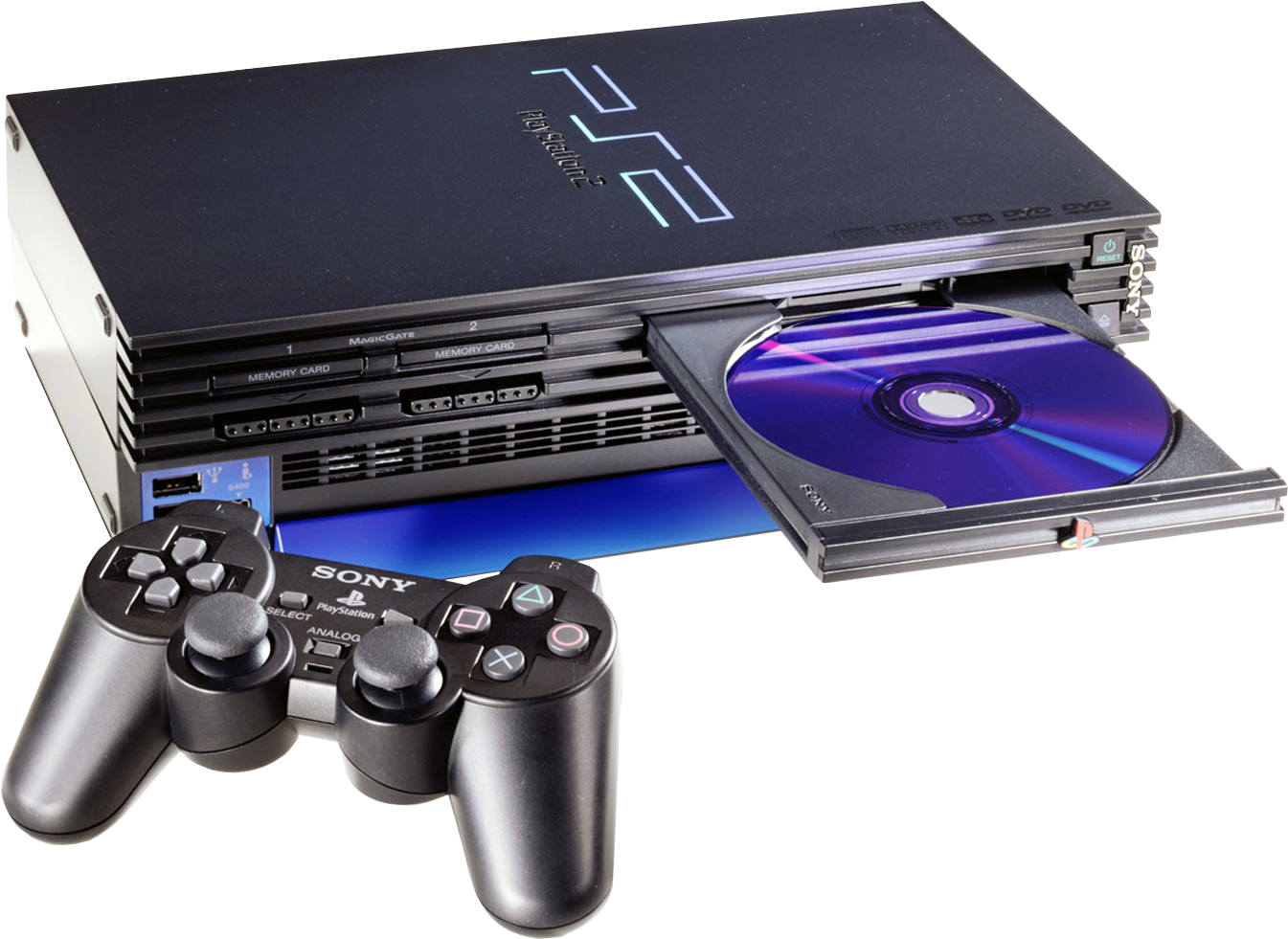 Playstation 2プレイステーション2 - Sony Playstation 2 Png Clipart (1383x1383), Png Download