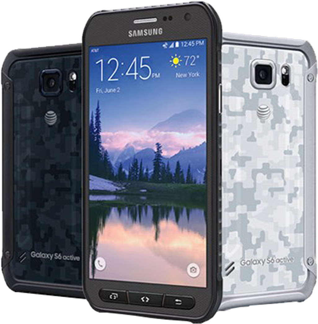 Otterbox Defender Series Case For Galaxy S6 - Samsung Galaxy S6 Active At&t Clipart (1026x1047), Png Download