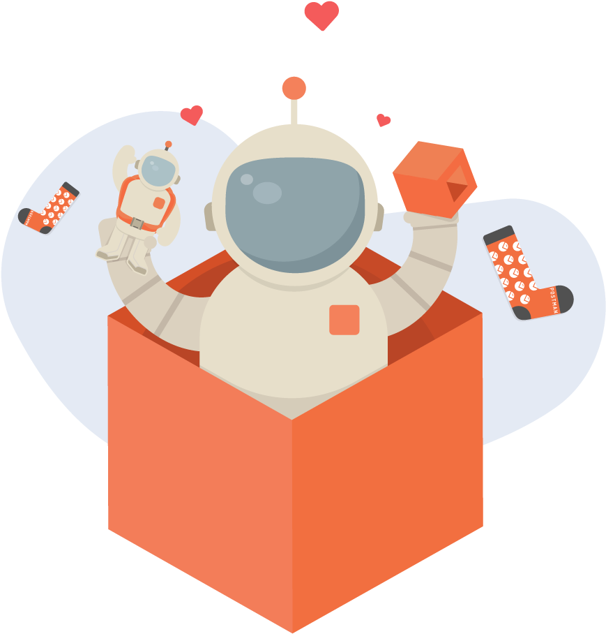 If So, We Want To Send You Postman Swag To Hand Out - Circle Clipart (898x926), Png Download