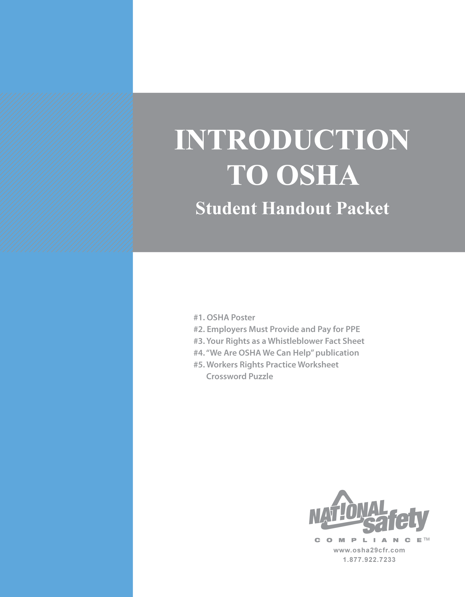 Osha Outreach Student Handout - Brochure Clipart (1600x2057), Png Download
