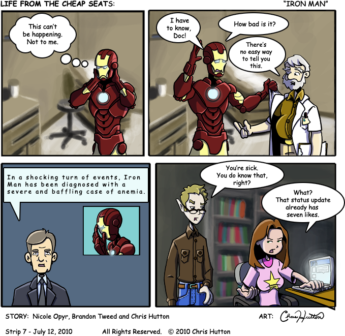 Iron Man - Comics Clipart (700x700), Png Download