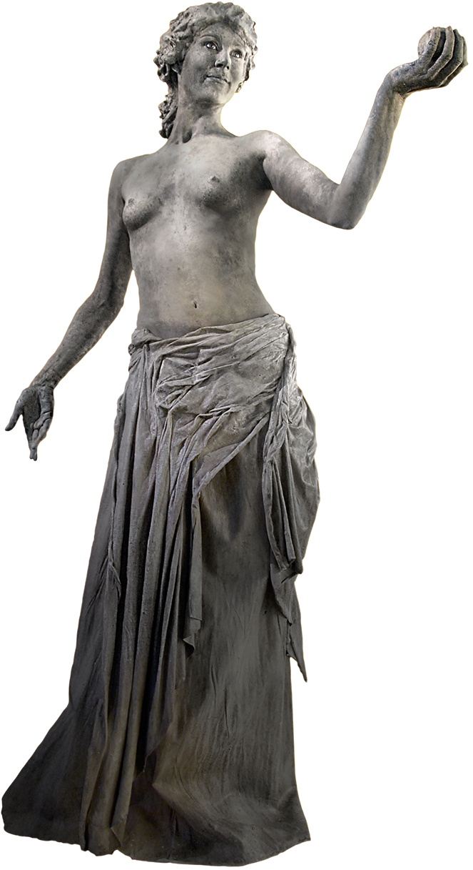 022 - Aphrodite Sculptures Png Clipart (788x1284), Png Download