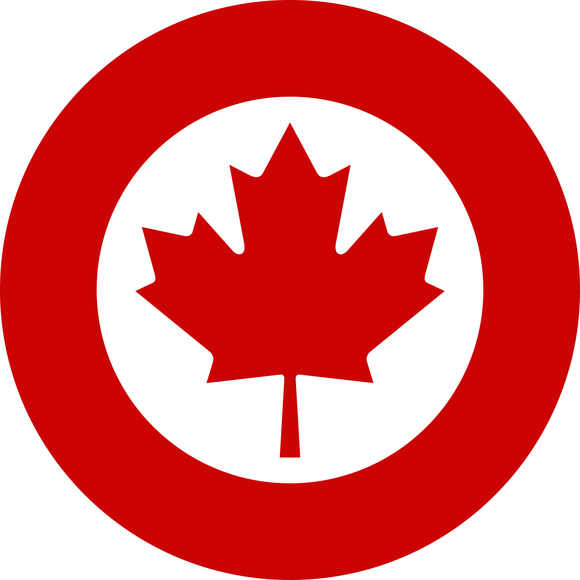 Rcaf Roundel Proposal 1 - Canadian Air Force Symbol Clipart (2000x2000), Png Download