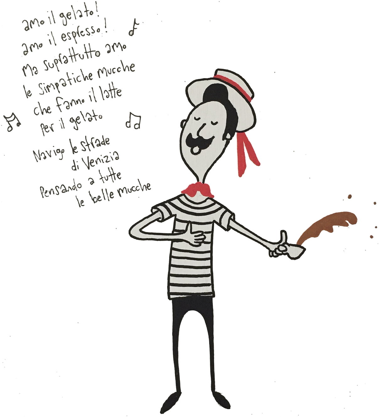 Espresso & Chocolate Biscotti - Cartoon Clipart (1337x1337), Png Download