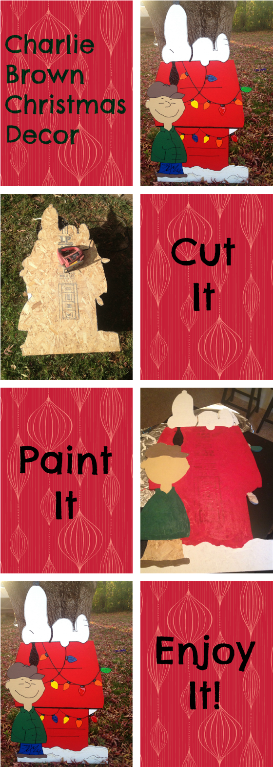 Peanuts Charlie Brown Christmas Decorations - Diy Charlie Brown Christmas Decorations Clipart (591x1600), Png Download