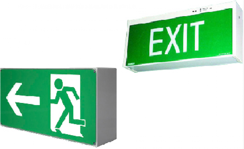 Emergency Exit Sign Emergency - Traffic Sign Clipart (800x800), Png Download