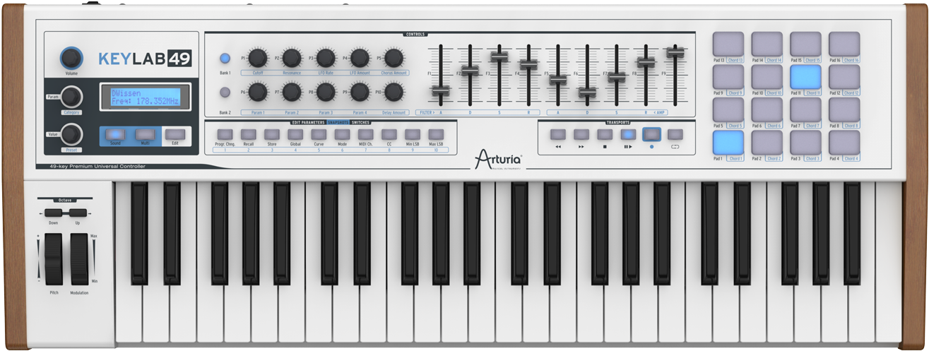 Arturia Keylab 49 Clipart (1400x719), Png Download