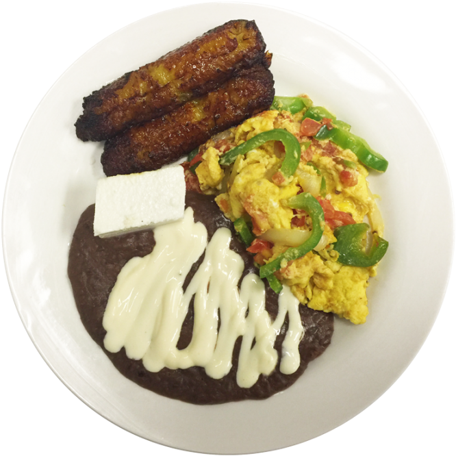Breakfast De Salvadoreño - Scrambled Eggs Clipart (675x675), Png Download