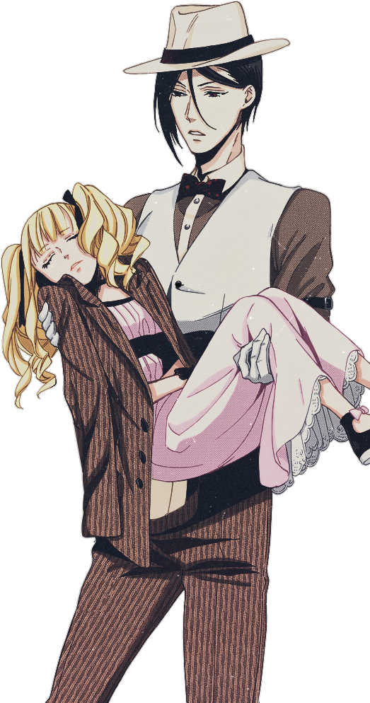 Black Butler Ciel, Black Butler Kuroshitsuji, Black - Black Butler Sebastian And Elizabeth Clipart (523x994), Png Download