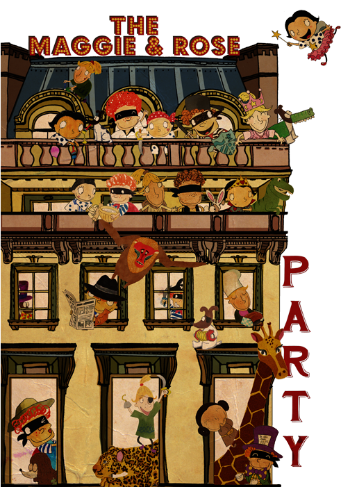 Ultimate Children's Party Venues In London Ultimate - Maggie And Rose Party Clipart (491x701), Png Download