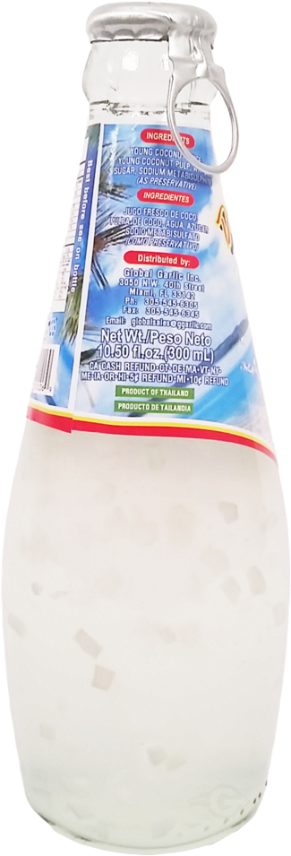 De Mi Pais Coconut Water - Plastic Bottle Clipart (951x1024), Png Download