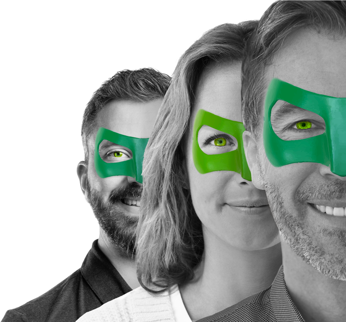 Logo De Creapole Création D'entreprise Personnage Header - Mask Clipart (1179x1080), Png Download