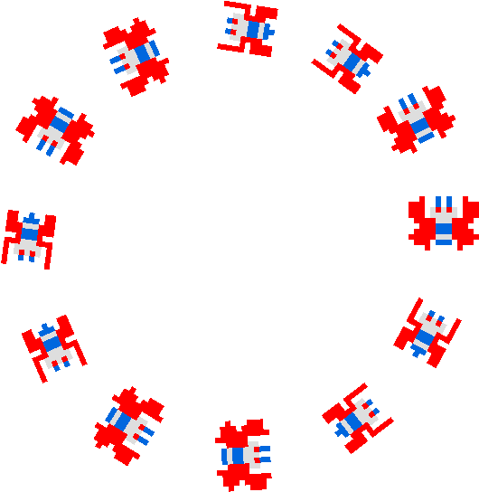 Pac Man Puzzle Tour - Stars Around A Circle Clipart (618x618), Png Download
