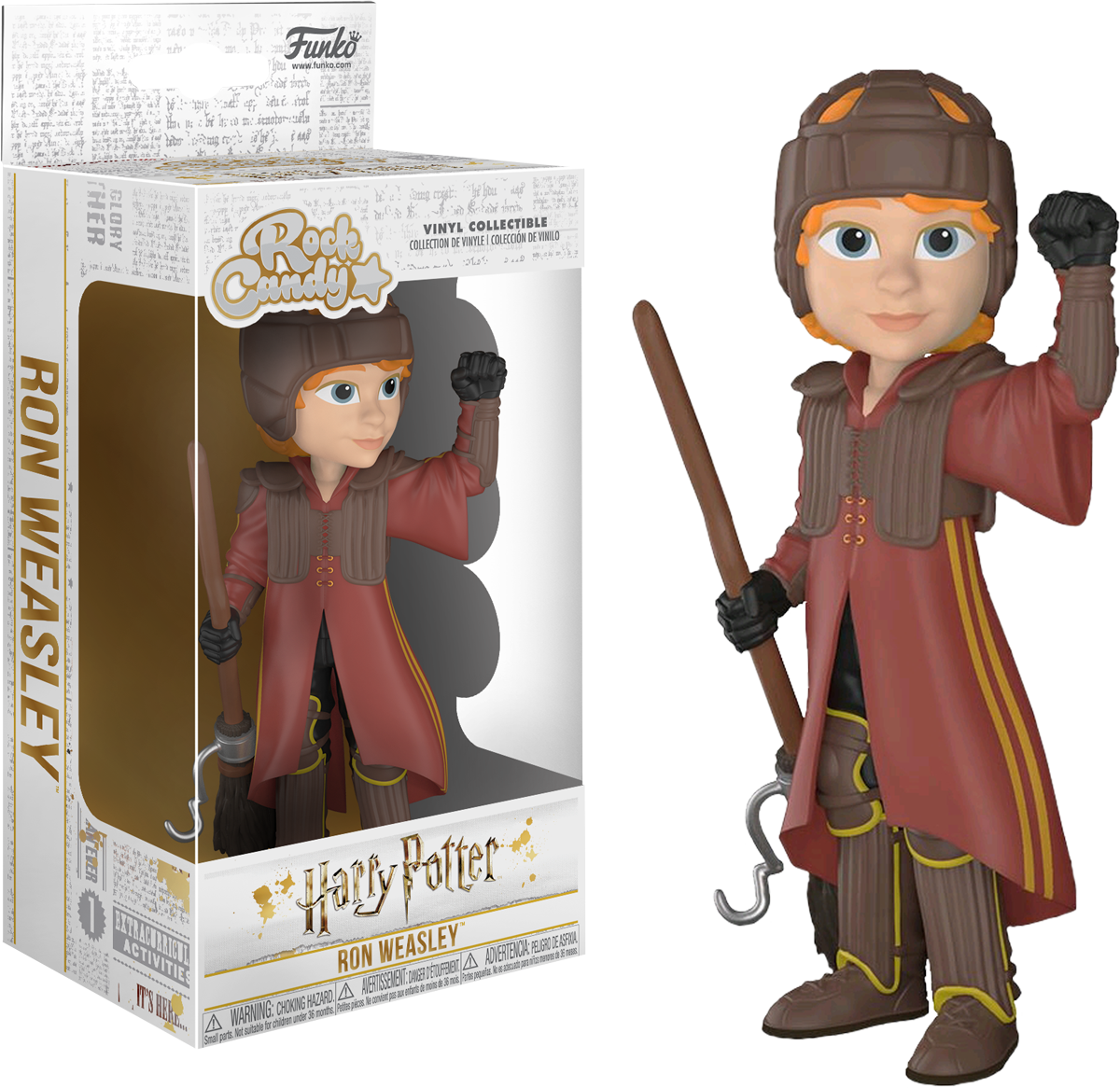 Ron Weasley In Quidditch Uniform Rock Candy 5” Vinyl - Harry Potter Rock Candy Figures Clipart (1200x1166), Png Download