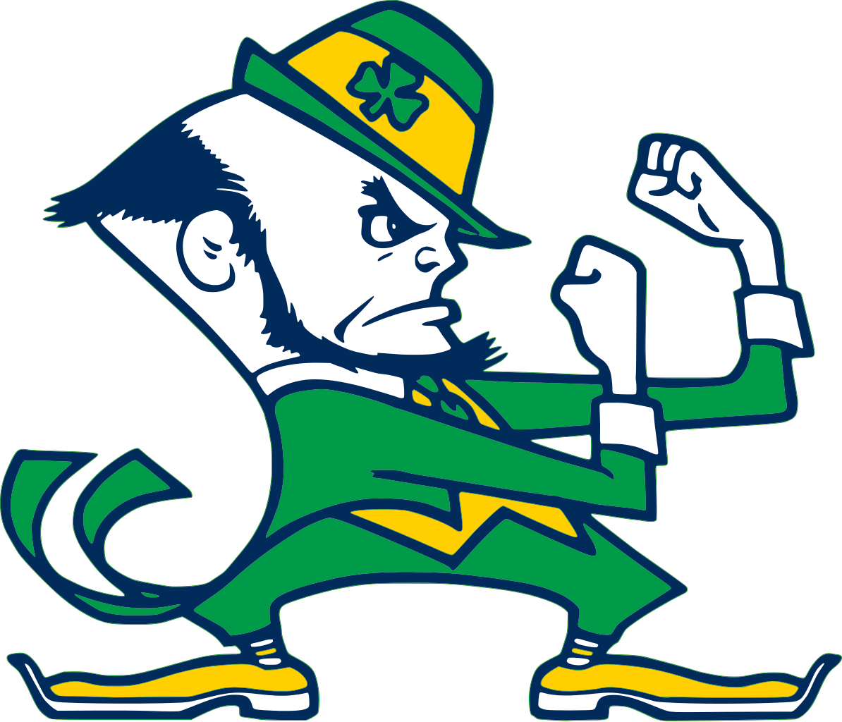 Notre Dame Fighting Irish Logo Clipart (1194x1024), Png Download