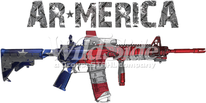 Ar-merica - Assault Rifle Clipart (675x675), Png Download