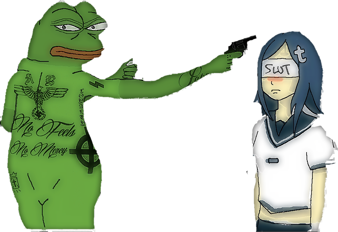 Pepe The Frog Meme Nazi , Png Download - No Feels No Mercy Clipart (1097x755), Png Download
