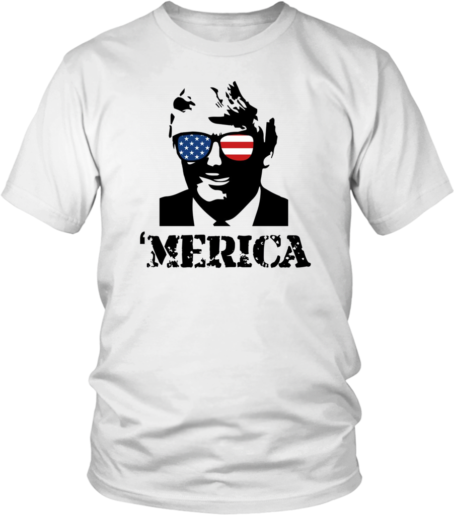 Trump Merica T Shirt 4th Of July Men Boys Kids Murica - Mlk Quotes T Shirt Clipart (1024x1024), Png Download