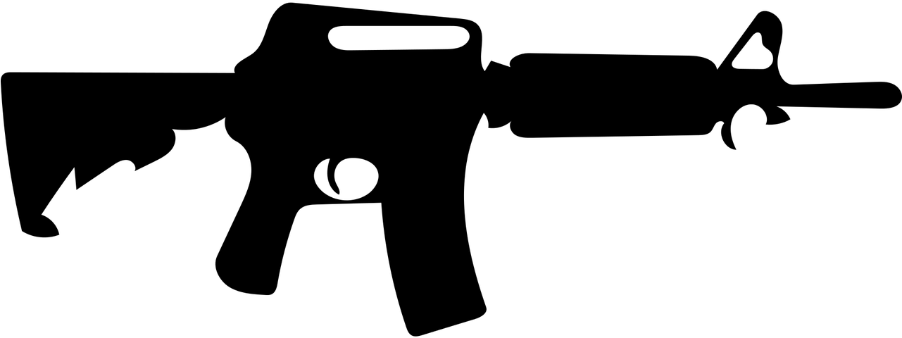 Fortnite Gun - Assault Rifle Clipart (1280x640), Png Download