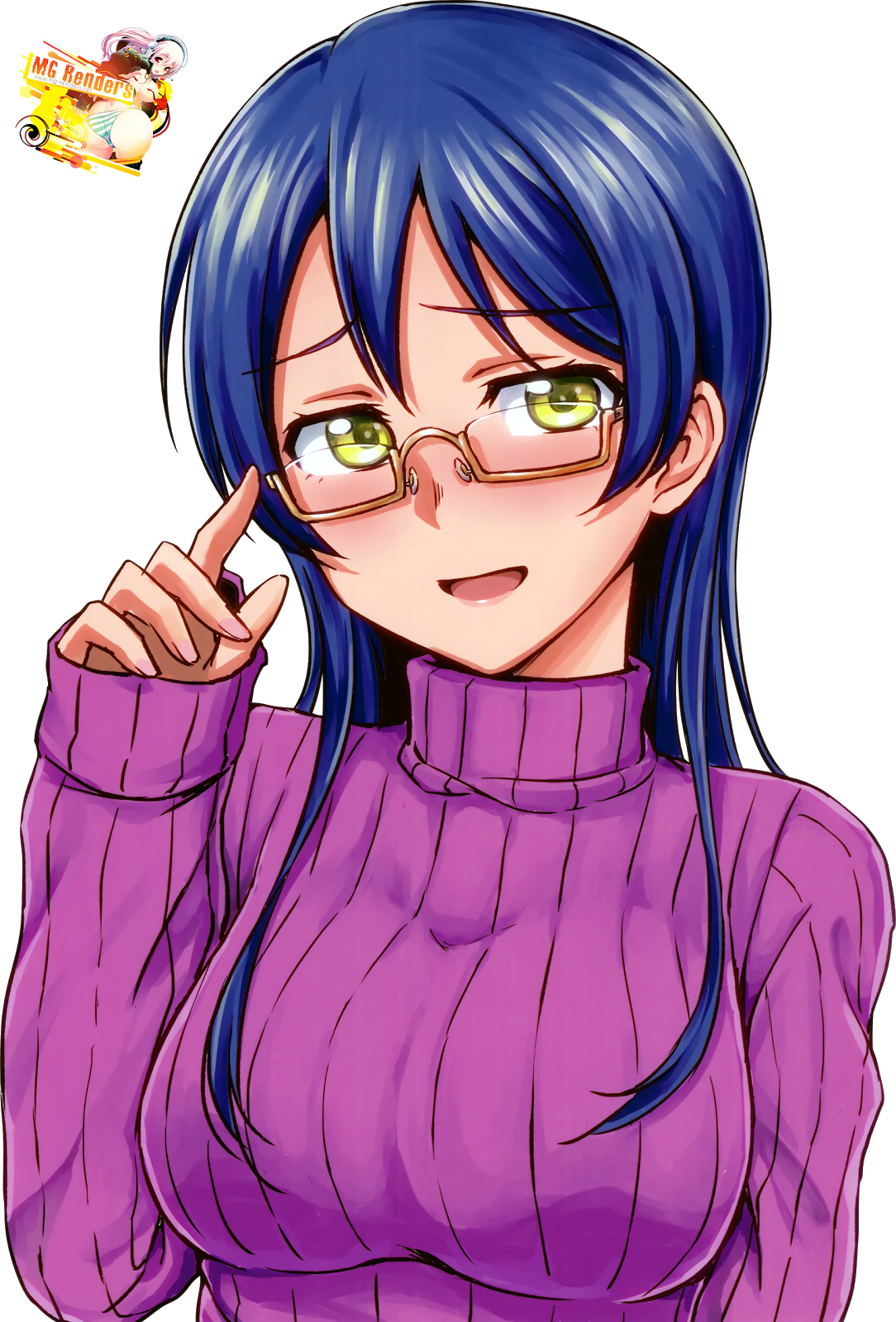 Sonoda Umi Render 8 Series/anime - Umi Love Live Hentay Clipart (1084x1600), Png Download