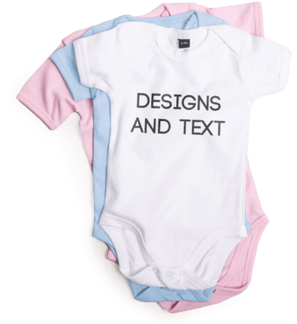 Customized Baby Clothes - Baby Clothing Design Clipart (650x484), Png Download