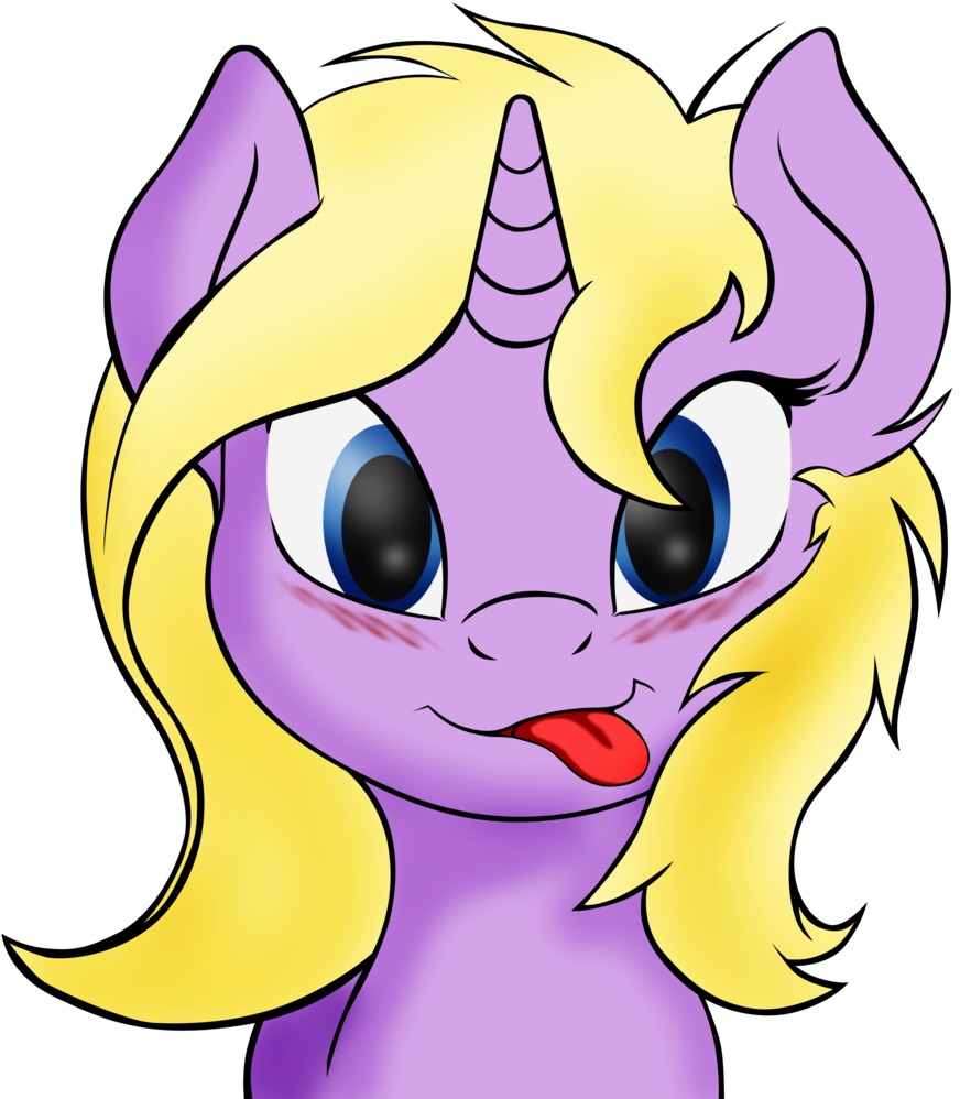 Maximus, Blushing, Bust, Female, Looking At You, Mare, - Cartoon Clipart (899x1024), Png Download