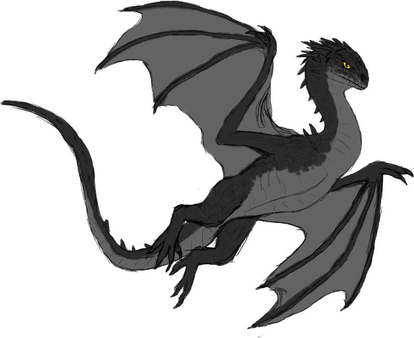 Thestral Drawing Fantastic Beast - Norwegian Ridgeback Harry Potter Dragons Clipart (844x674), Png Download