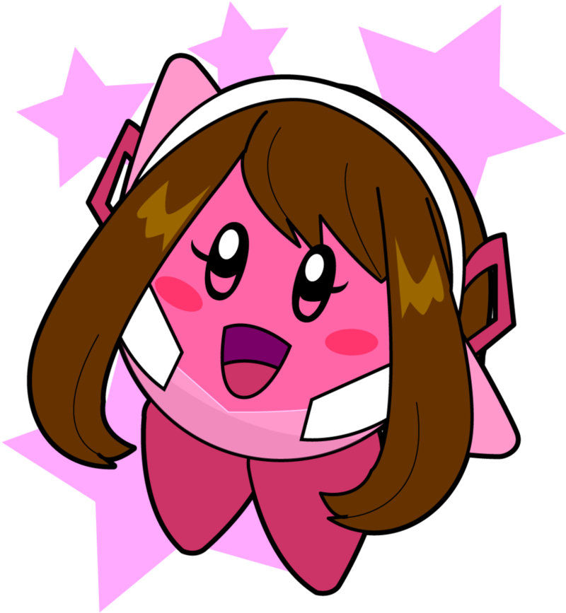 Artworkochako Kirby - Ochako Kirby Clipart (839x951), Png Download