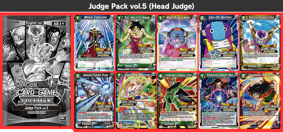 Judge Pack Vol - Judge Pack 6 Dbs Clipart (960x448), Png Download