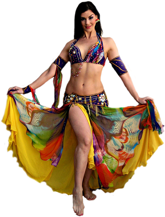 Belly Dance - Belly Dancer Png Clipart (902x722), Png Download