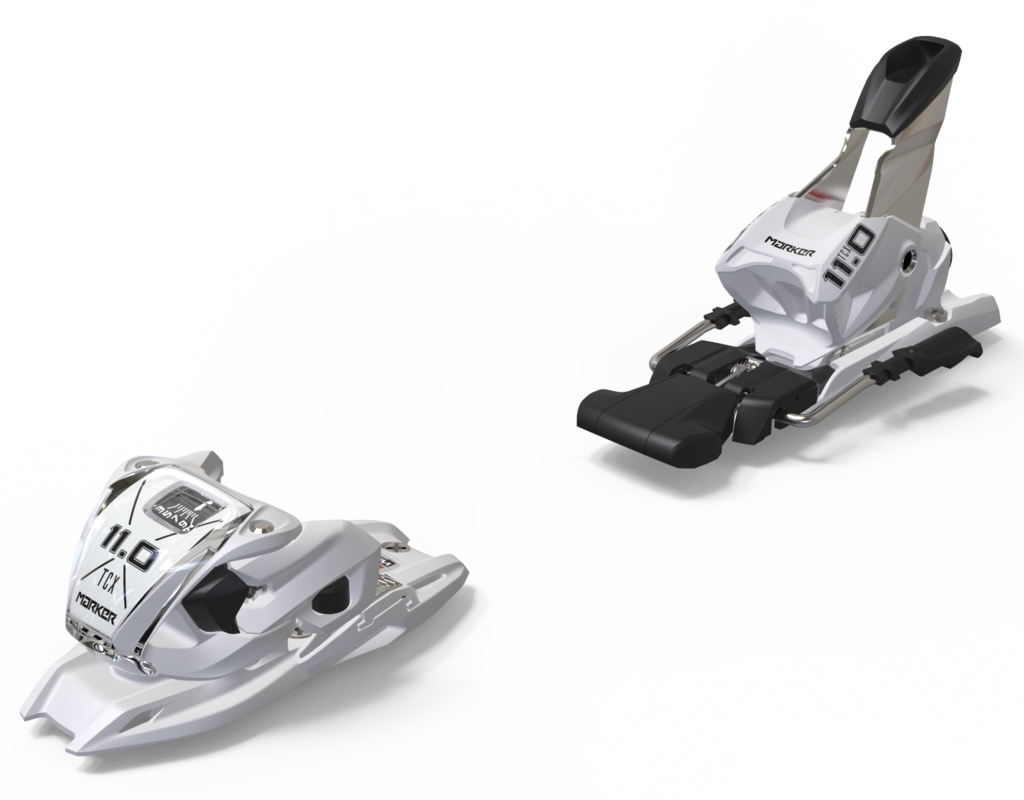 0 Tp White Ski Binding With 90mm Brake 2018-2019 Season - Blizzard Freeride Skis Women Clipart (1024x800), Png Download