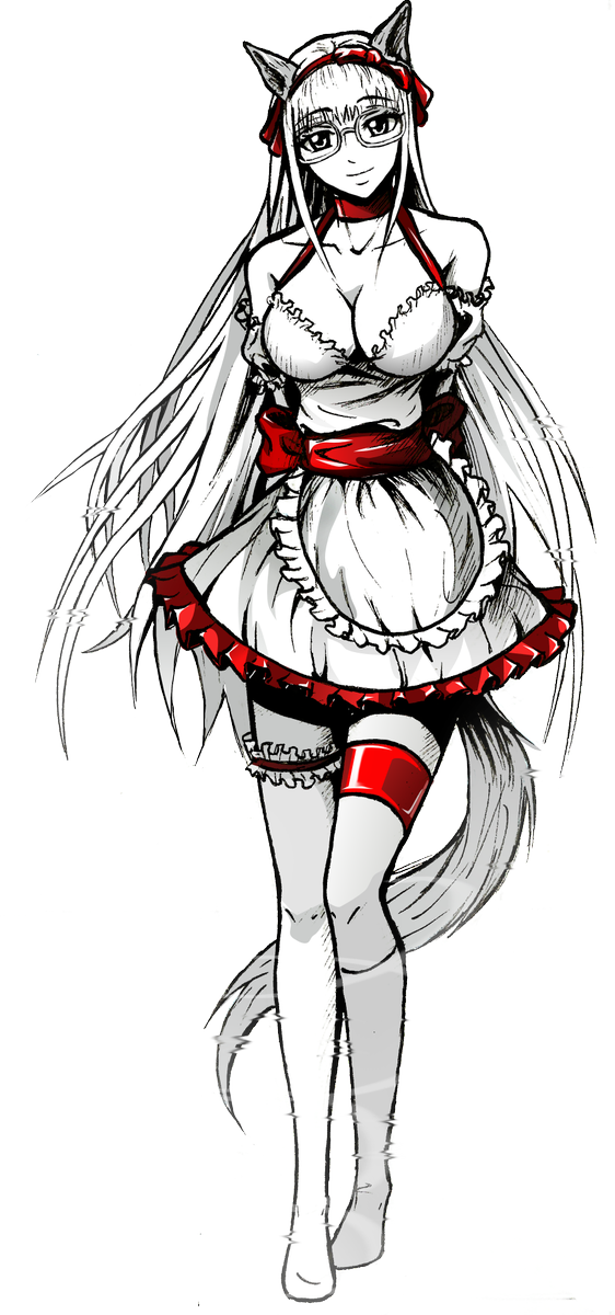 #anime #comic #comics #manga #catgirl #doggirl #space - Illustration Clipart (562x1200), Png Download