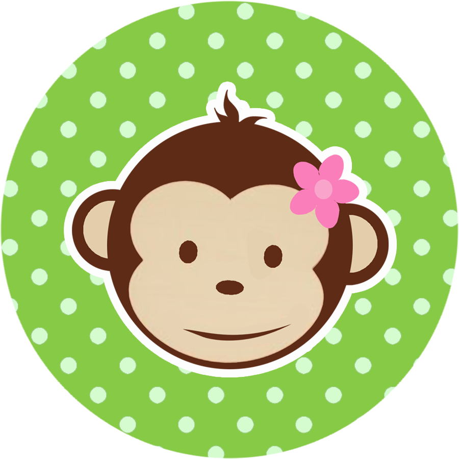 Free Monkey Clip Art Images - Pink Mod Monkey - Png Download (900x900), Png Download